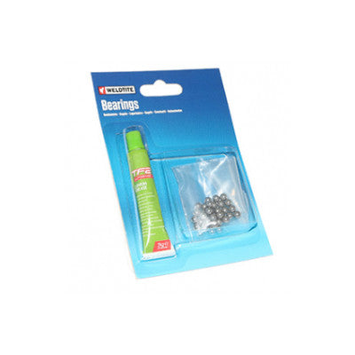 Billes 3/16\" pour roue vélo avant avec tube de graisse  - #1