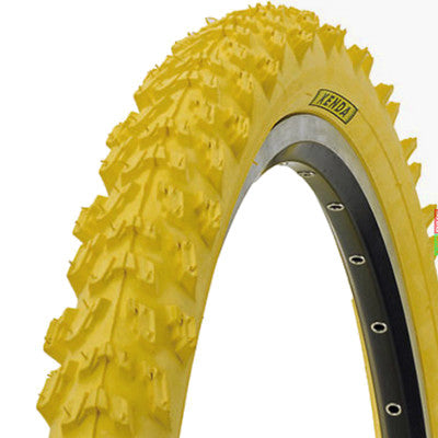 Pneu VTT Kenda jaune